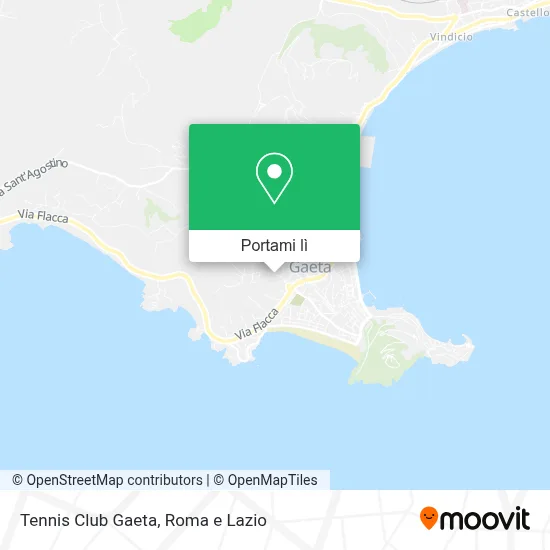 Mappa Tennis Club Gaeta