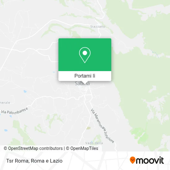 Mappa Tsr Roma