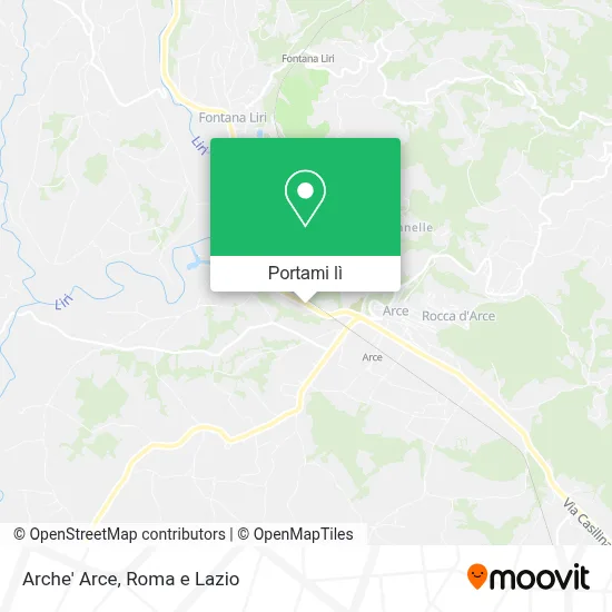 Mappa Arche' Arce
