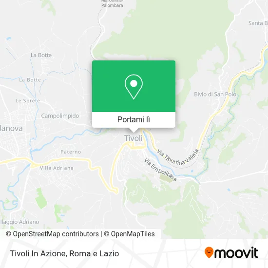 Mappa Tivoli In Azione