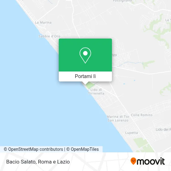 Mappa Bacio Salato