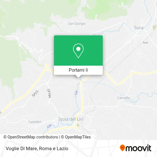 Mappa Voglie Di Mare