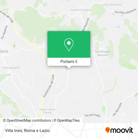 Mappa Villa Ines