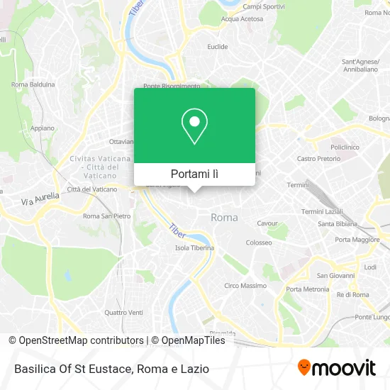 Mappa Basilica Of St Eustace