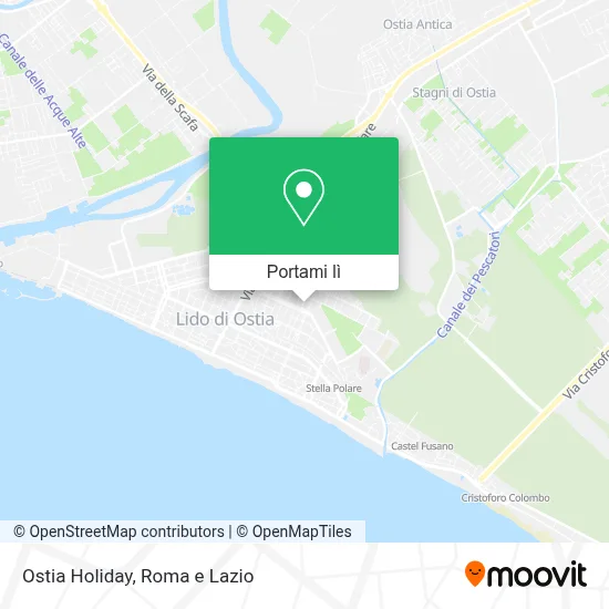 Mappa Ostia Holiday