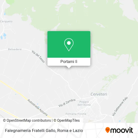 Mappa Falegnameria Fratelli Gallo