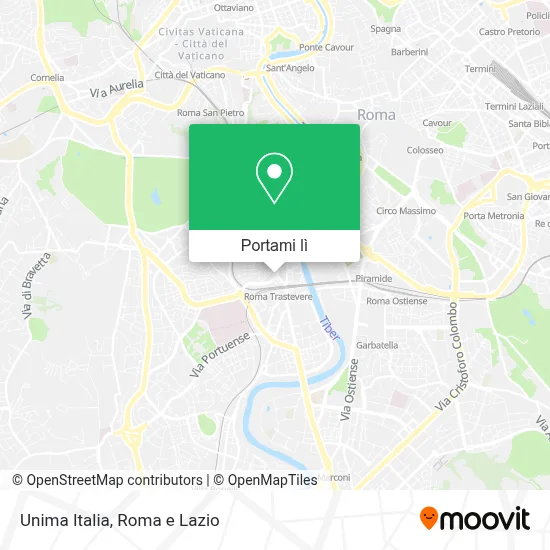 Mappa Unima Italia