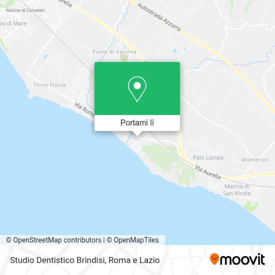 Mappa Studio Dentistico Brindisi