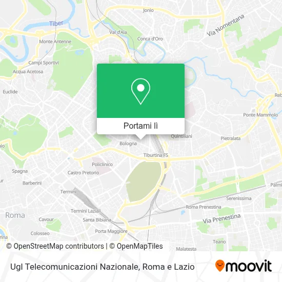 Mappa Ugl Telecomunicazioni Nazionale