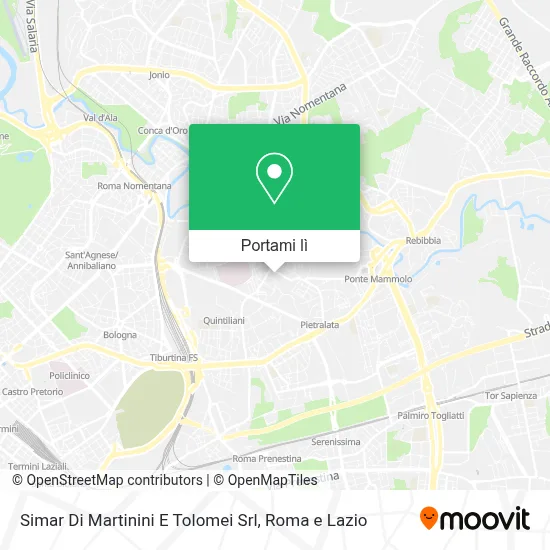Mappa Simar Di Martinini E Tolomei Srl