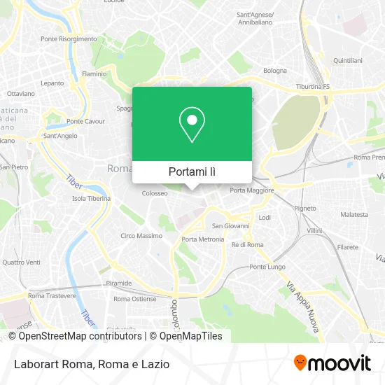 Mappa Laborart Roma