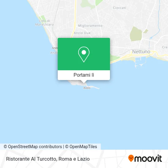 Mappa Ristorante Al Turcotto