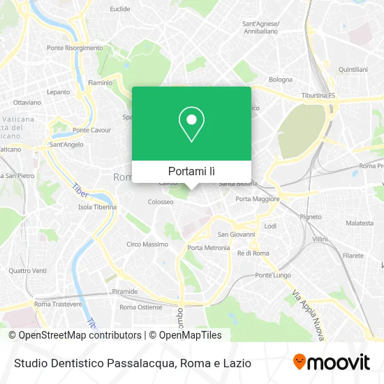 Mappa Studio Dentistico Passalacqua