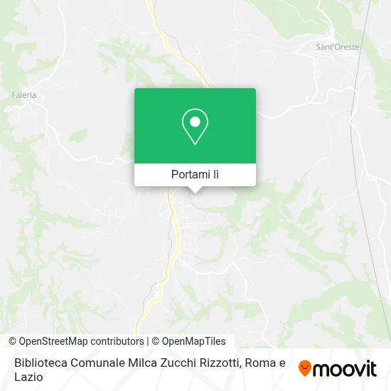 Mappa Biblioteca Comunale Milca Zucchi Rizzotti