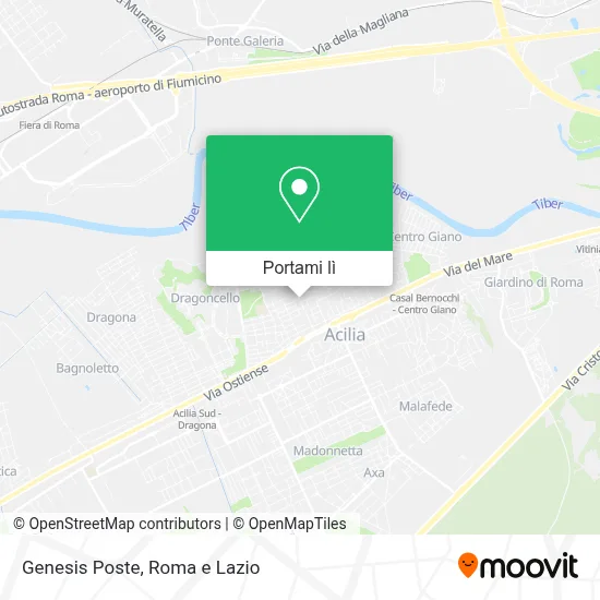 Mappa Genesis Poste