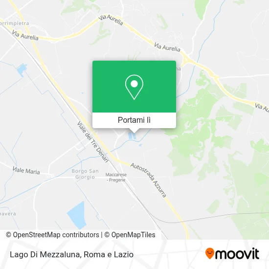 Mappa Lago Di Mezzaluna