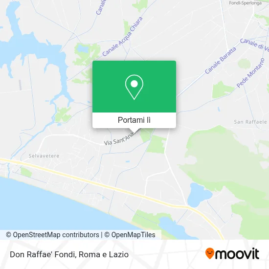 Mappa Don Raffae' Fondi