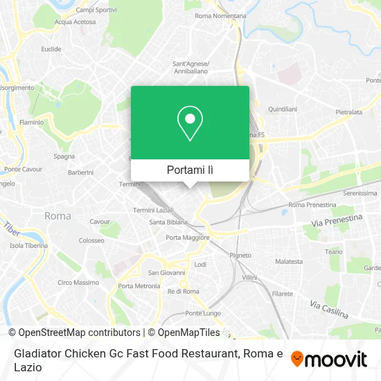Mappa Gladiator Chicken Gc Fast Food Restaurant