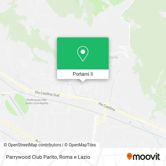 Mappa Parrywood Club Parito