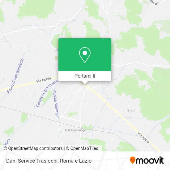 Mappa Dani Service Traslochi