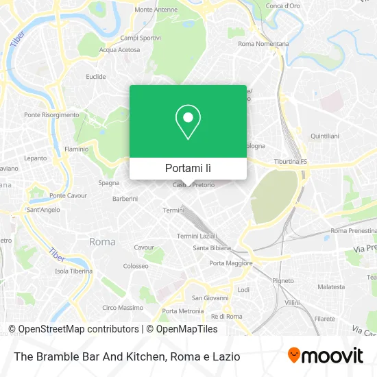 Mappa The Bramble Bar And Kitchen