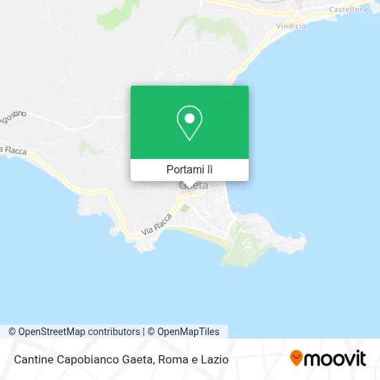 Mappa Cantine Capobianco Gaeta