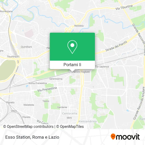 Mappa Esso Station