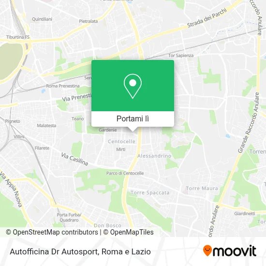 Mappa Autofficina Dr Autosport