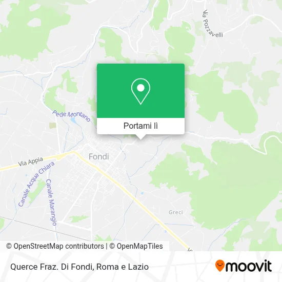 Mappa Querce Fraz. Di Fondi