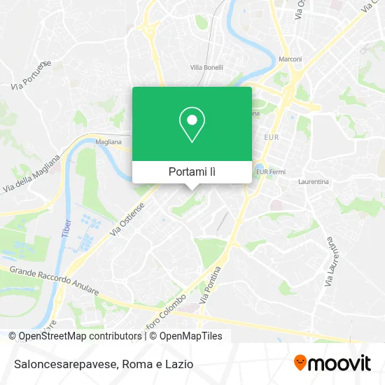 Mappa Saloncesarepavese