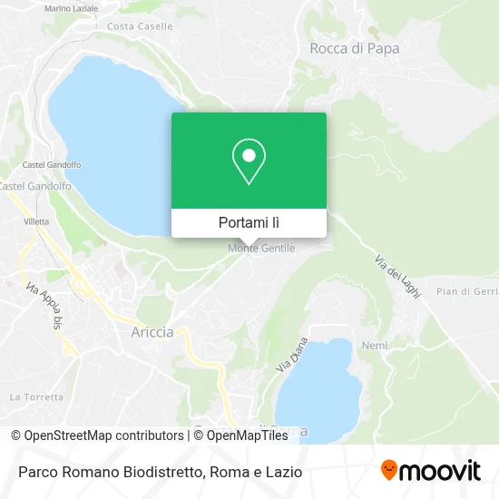 Mappa Parco Romano Biodistretto
