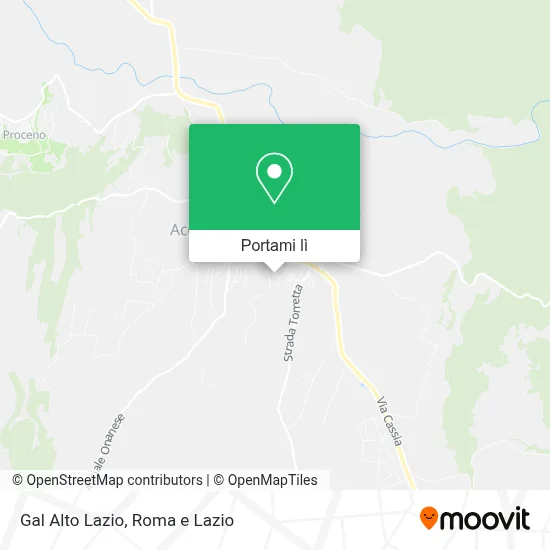Mappa Gal Alto Lazio