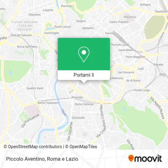Mappa Piccolo Aventino
