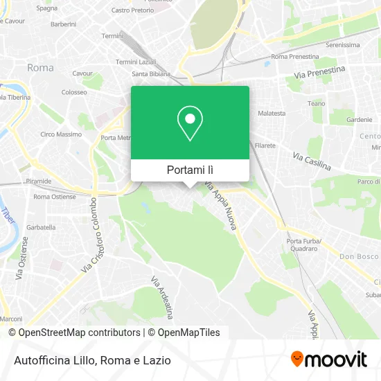 Mappa Autofficina Lillo