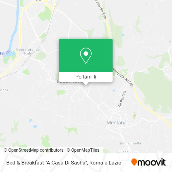 Mappa Bed & Breakfast "A Casa Di Sasha"