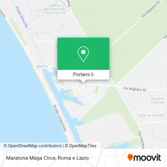 Mappa Maratona Maga Circe