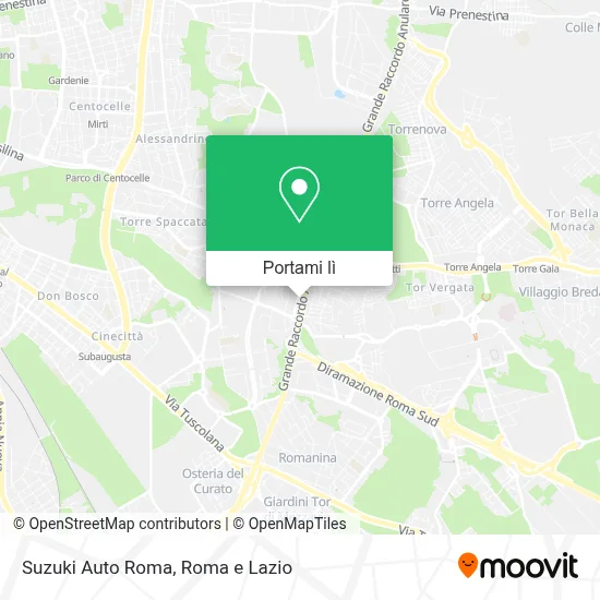 Mappa Suzuki Auto Roma