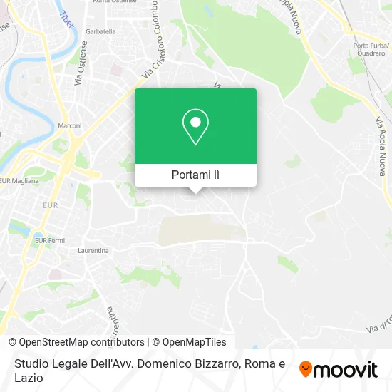 Mappa Studio Legale Dell'Avv. Domenico Bizzarro