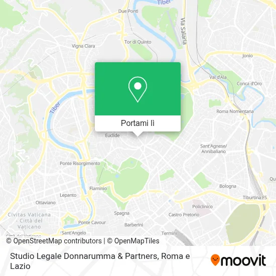 Mappa Studio Legale Donnarumma & Partners