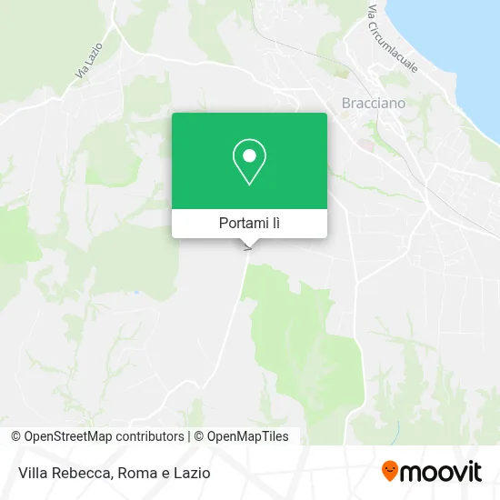 Mappa Villa Rebecca