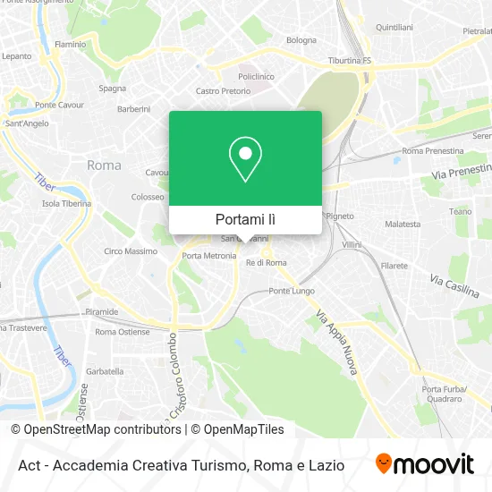 Mappa Act - Accademia Creativa Turismo