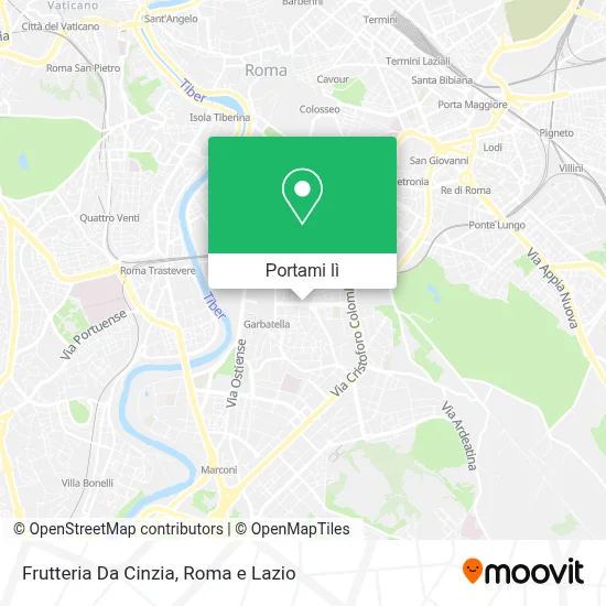 Mappa Frutteria Da Cinzia