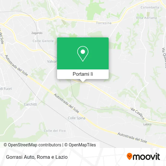 Mappa Gorrasi Auto