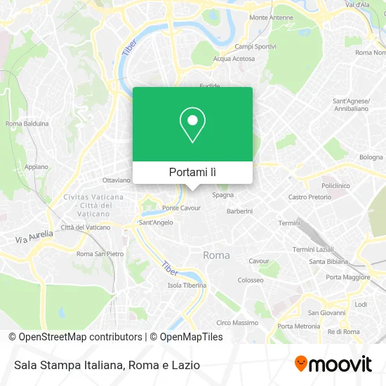 Mappa Sala Stampa Italiana