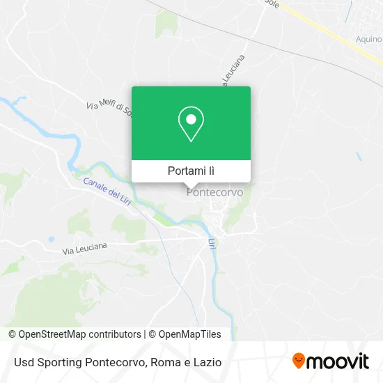Mappa Usd Sporting Pontecorvo