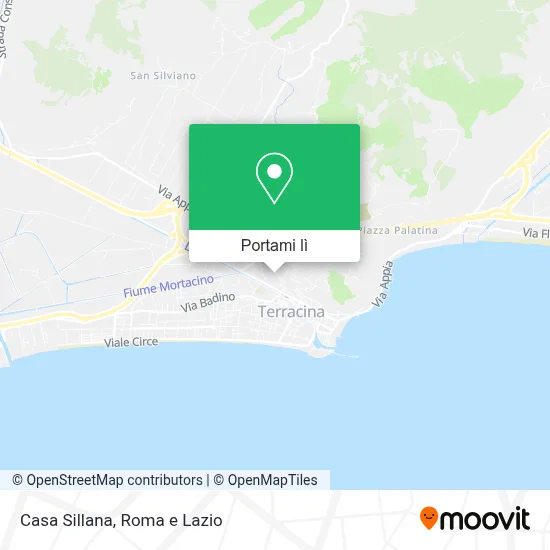Mappa Casa Sillana