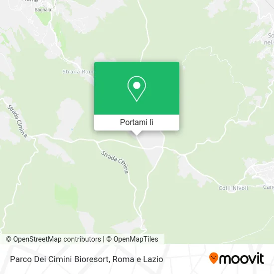 Mappa Parco Dei Cimini Bioresort