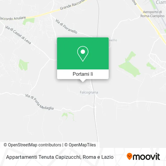 Mappa Appartamenti Tenuta Capizucchi