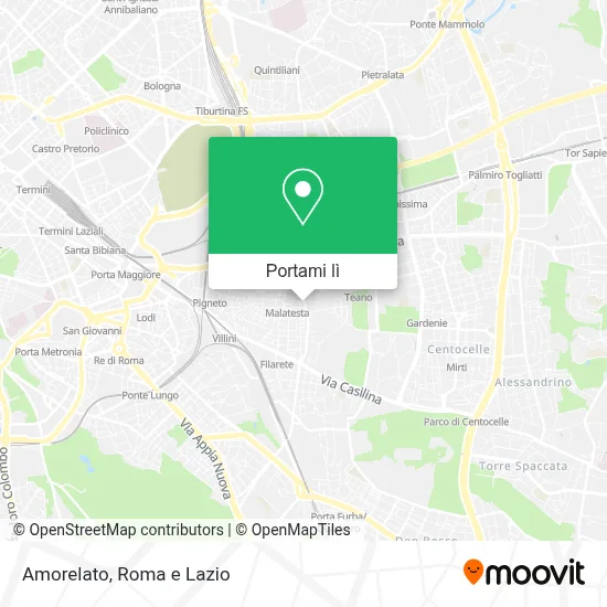 Mappa Amorelato