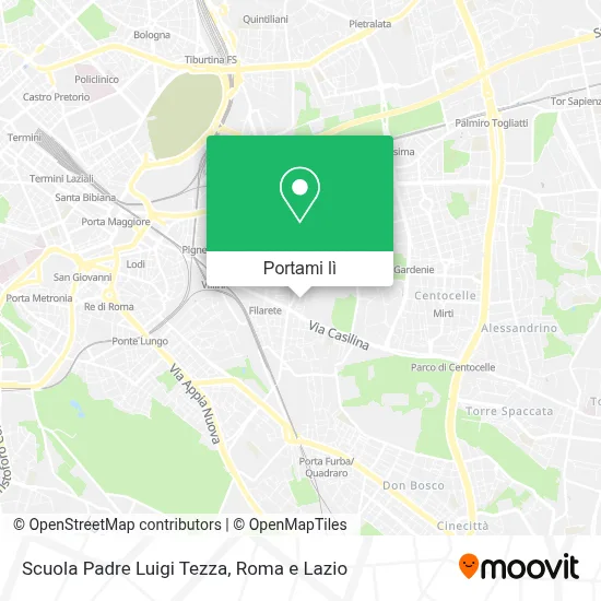 Mappa Scuola Padre Luigi Tezza